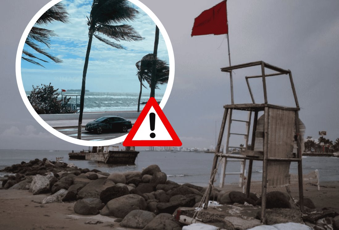 Cerrarán acceso a turistas en playas de Boca del Río por evento de norte