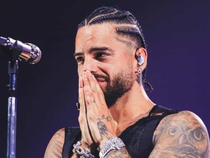 Fan intenta toquetear a Maluma durante concierto en Conneticut