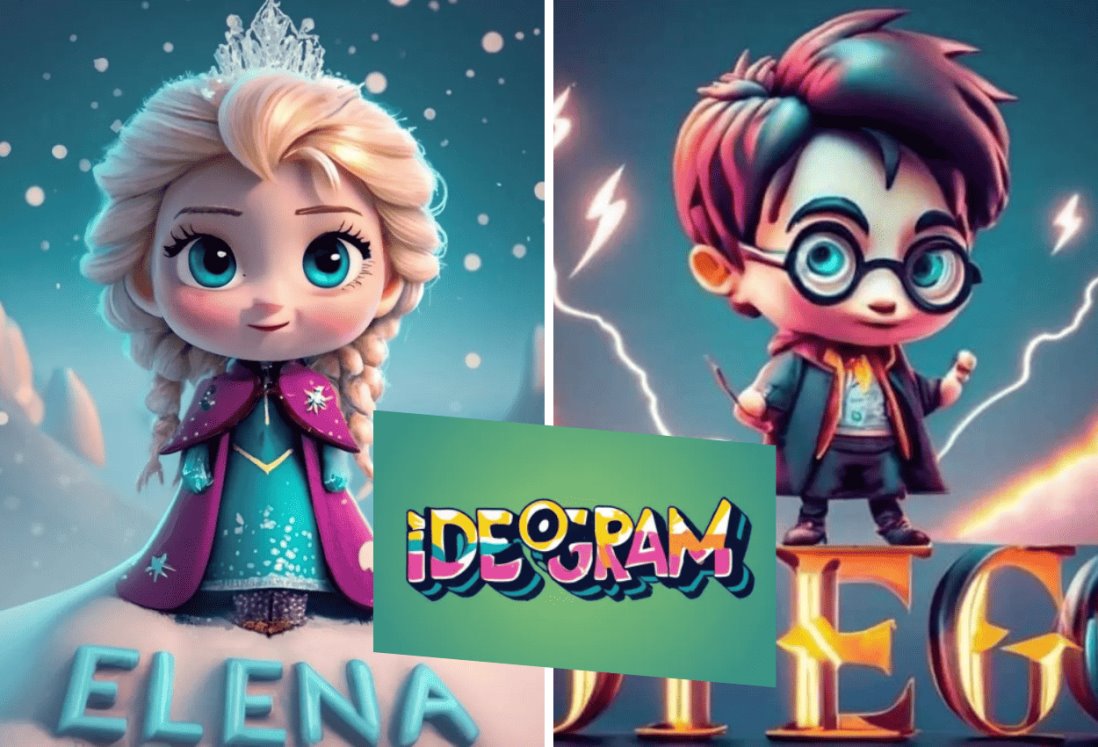 Nombres en 3D con temática de caricaturas y películas, así puedes personalizar el tuyo con IA