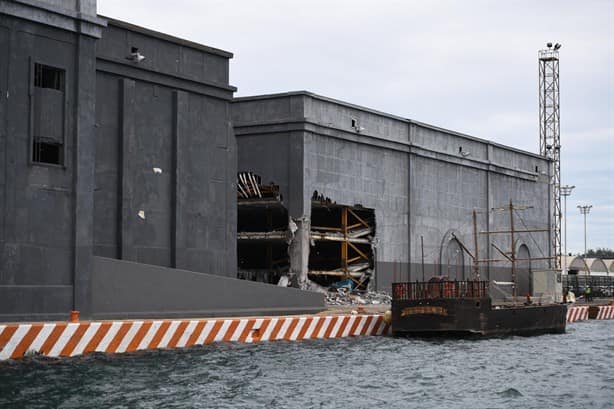 Comienza demolición de bodegas de Asipona para construcción de la plaza Heroísmo Veracruzano