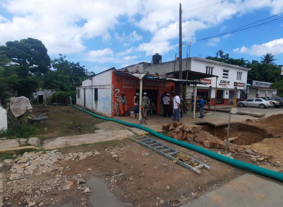 Desazolvan más de 100 millones de litros de agua estancada de zonas inundadas