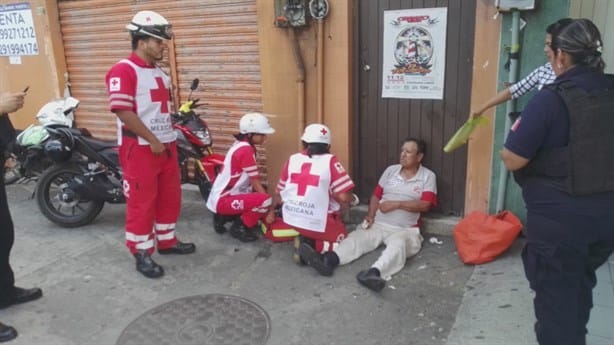 Adulto mayor se desmayó en zona turística del Puerto de Veracruz