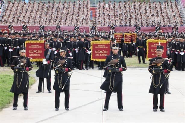 AMLO conmemora los 200 años del Heroico Colegio Militar en Perote, Veracruz