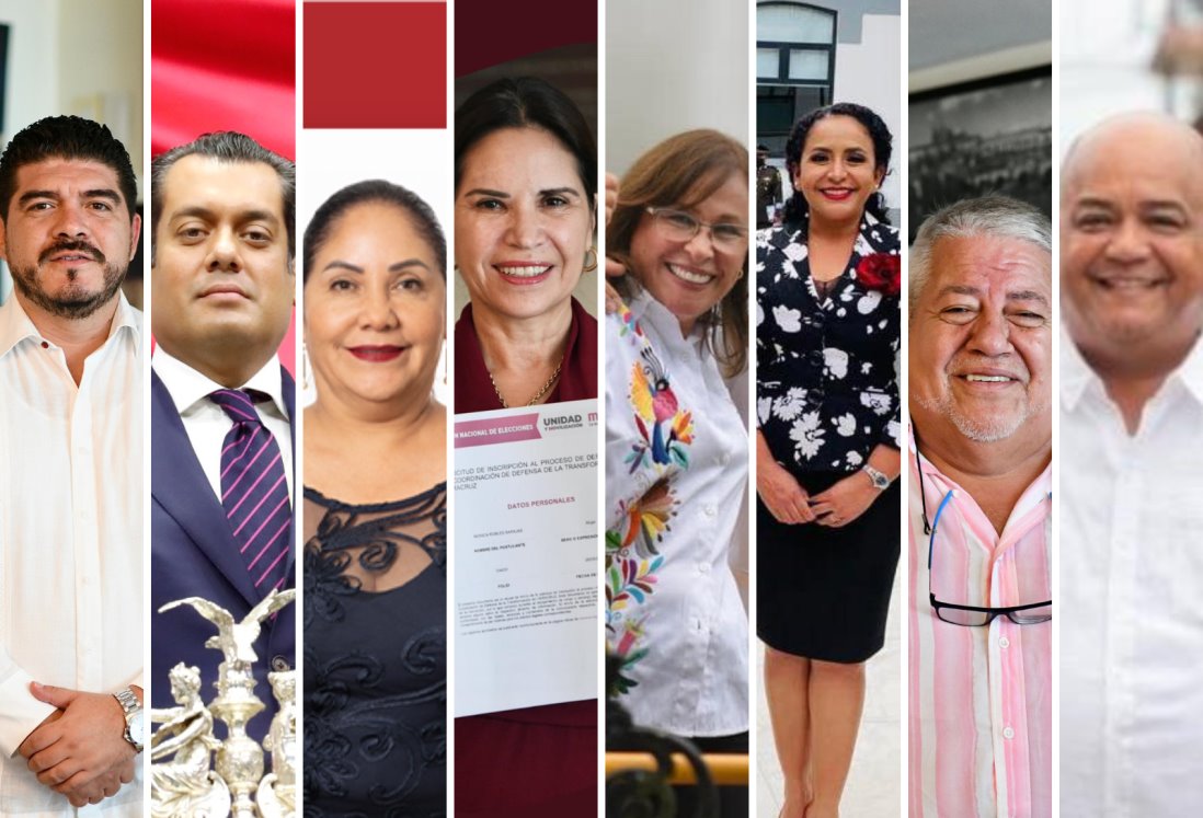 Morena da a conocer lista de aspirantes que encabezaron encuesta de reconocimiento en Veracruz