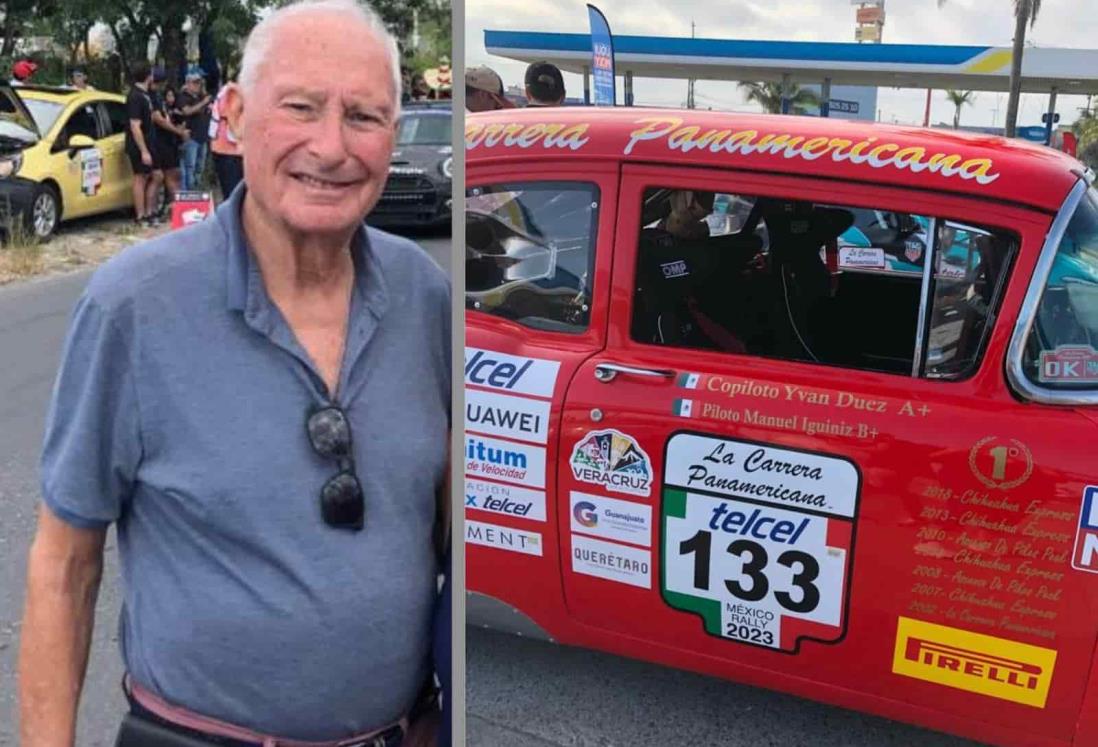 Conoce al piloto más longevo en la Carrera Panamericana en Veracruz 