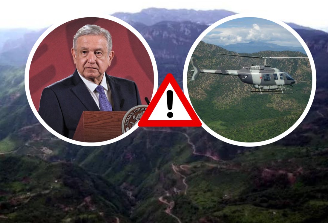 AMLO confirma muerte de 3 elementos de la Fuerza Aérea al desplomarse aeronave en Durango