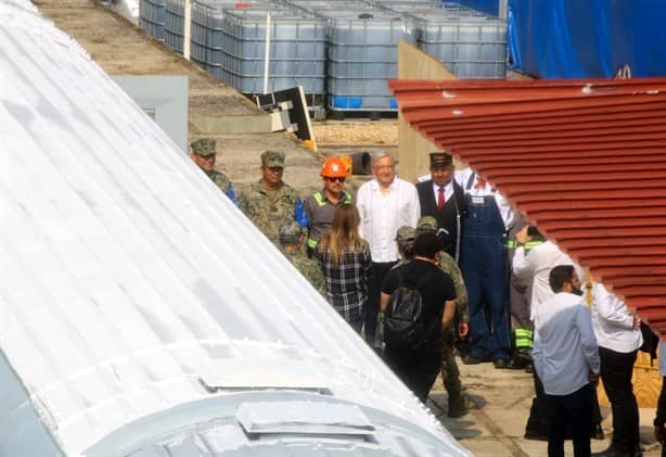 AMLO inicia segundo recorrido de prueba del Tren Interoceánico en Coatzacoalcos, Veracruz