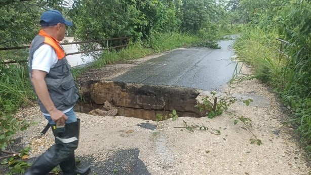 Frente frío afectó a 6 municipios de Veracruz