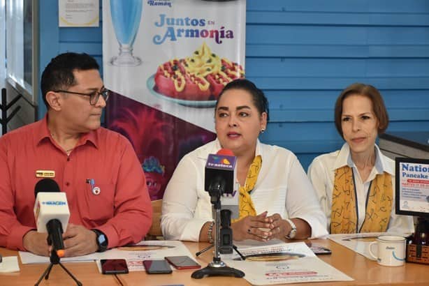 Invitan al National Pancake Day 2023 a beneficio de Amanc Veracruz