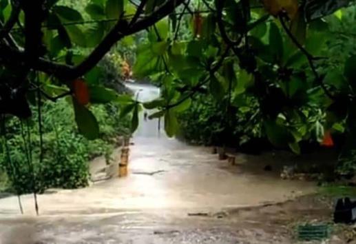 Frente Frío número 6 deja incomunicadas a familias de Misantla (+Video)
