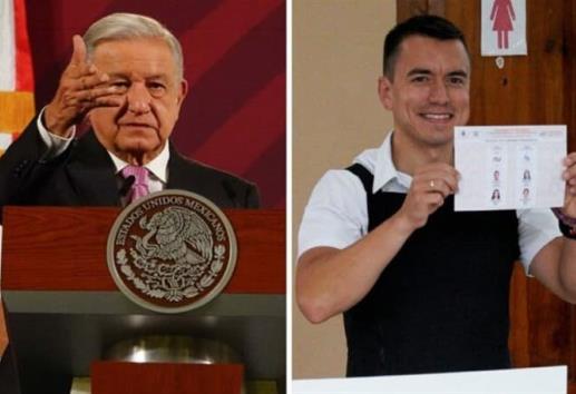 AMLO felicita a Daniel Noboa, presidente electo de Ecuador