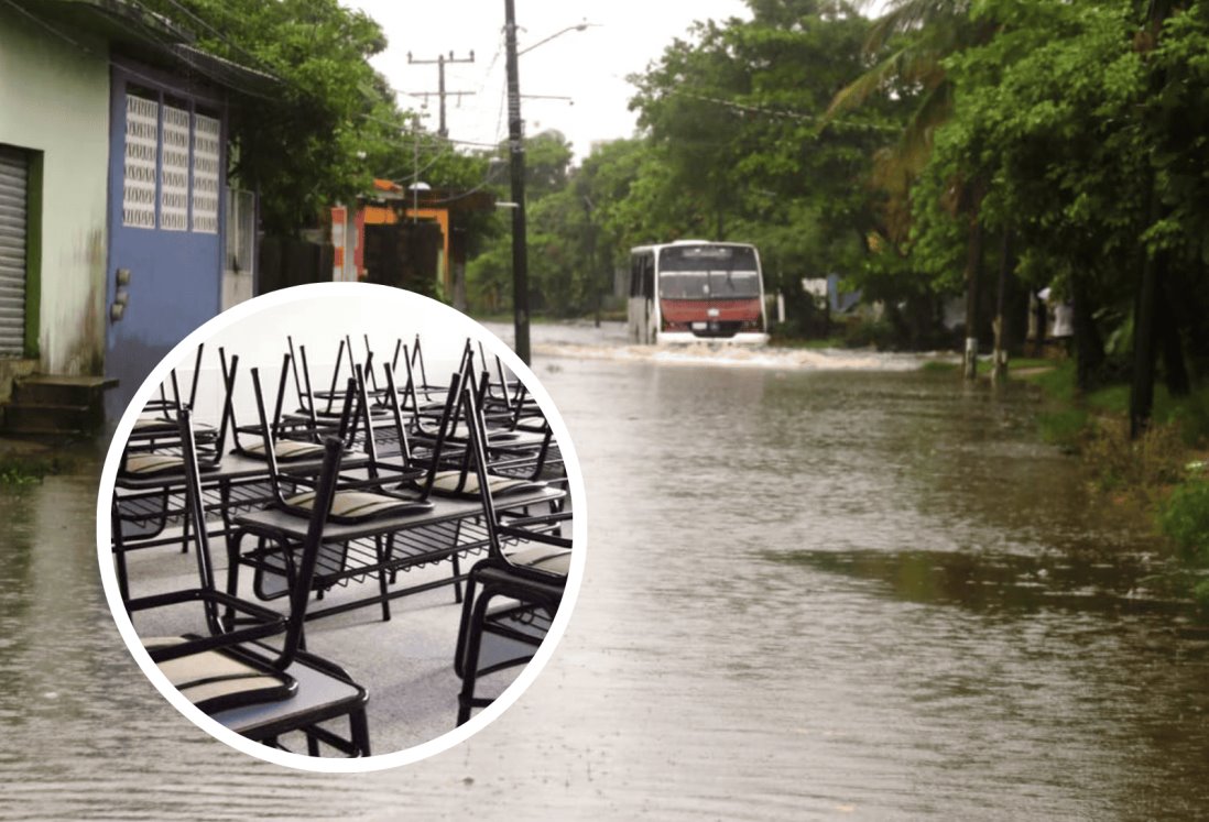 SEV: estos son los municipios de Veracruz que suspendieron clases por lluvias