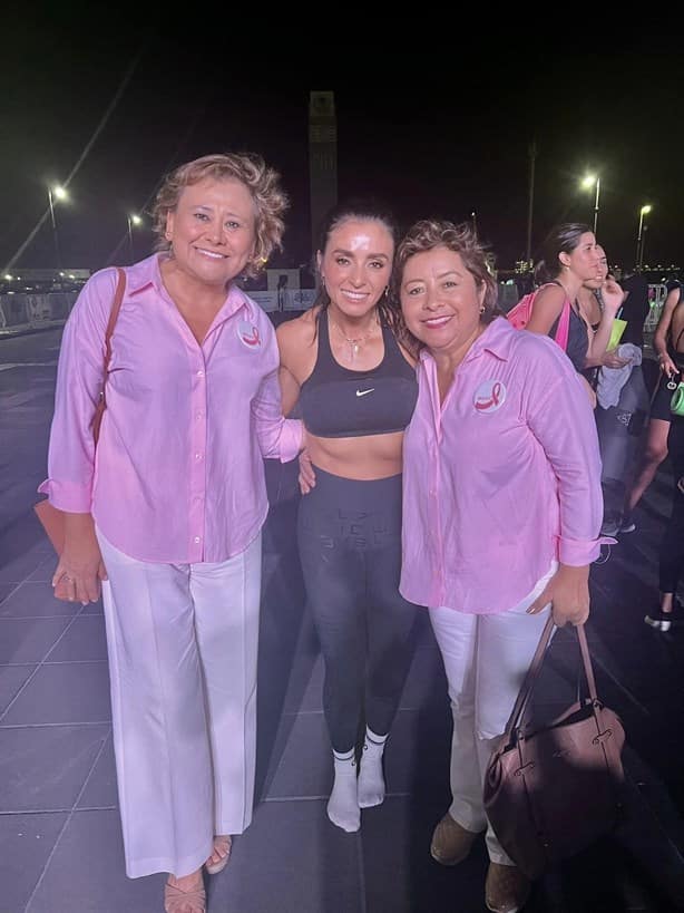 Claudia Domínguez realiza entrenamiento con causa a beneficio de MUAC