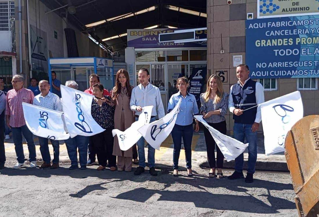 Pavimentan con concreto hidráulico colonia Primero de Mayo Sur en Boca del Río