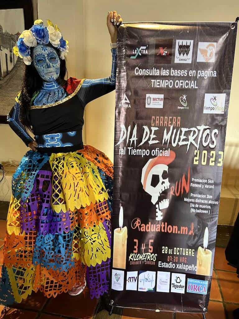 Alistan Carrera de Día de Muertos en Xalapa