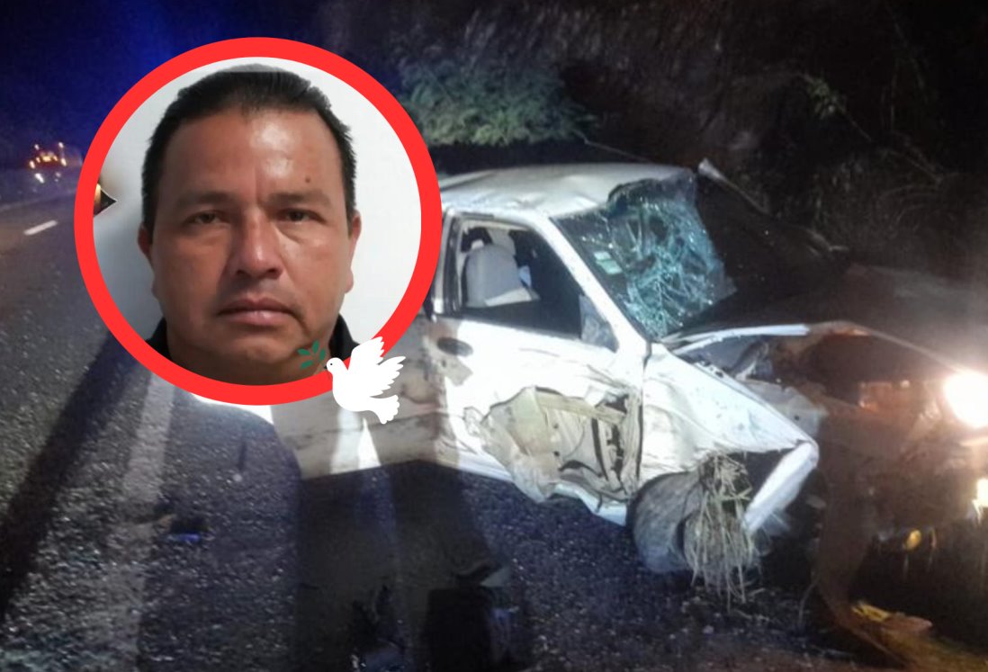 Fallece jefe de la Policía Ministerial en Veracruz en volcadura