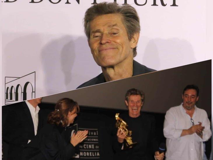 Willem Dafoe recibe el Premio a la Excelencia Artística del Festival Internacional de Cine de Morelia 2023