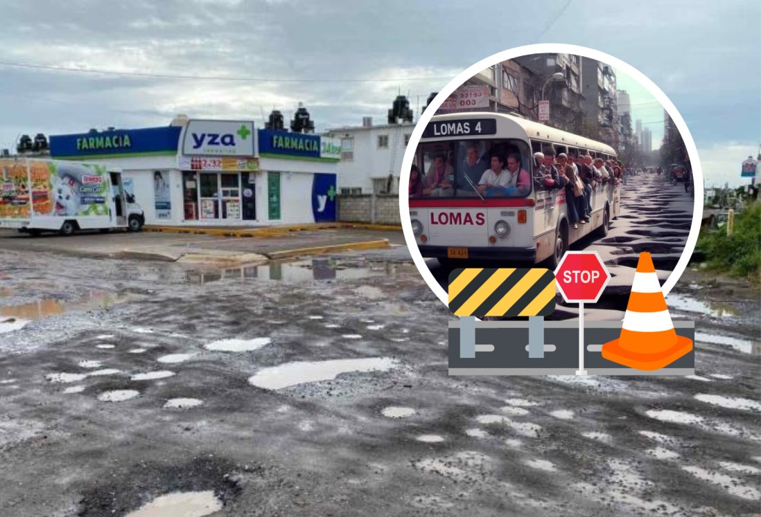 Así se vería Lomas 4 con sus baches si fuera una película animada de Disney