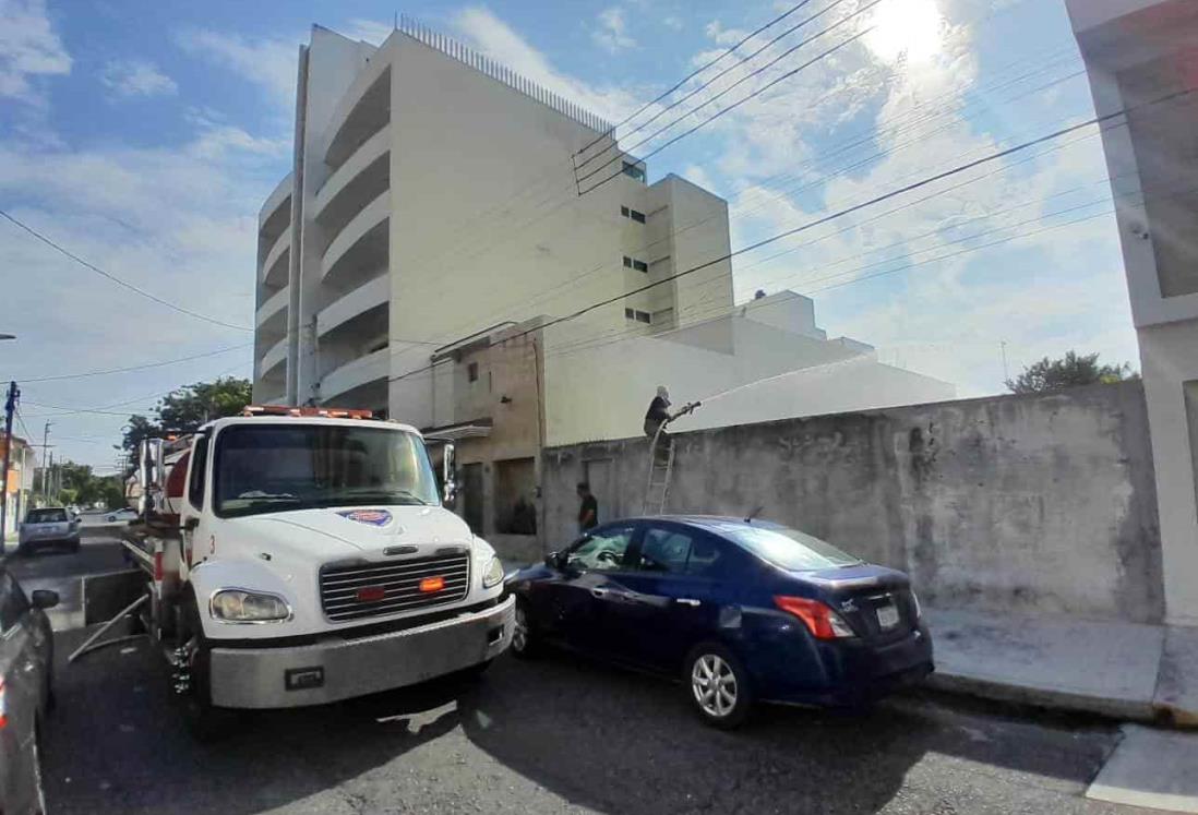 Incendio alarma a vecinos del fraccionamiento Virginia, en Boca del Río| VIDEO