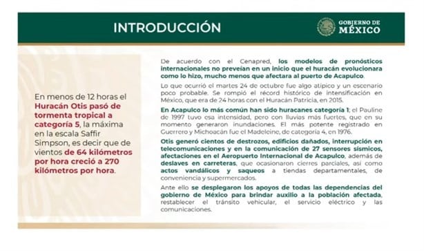 Servidores de la nación realizarán censo en Acapulco de damnificados por el huracán Otis: AMLO