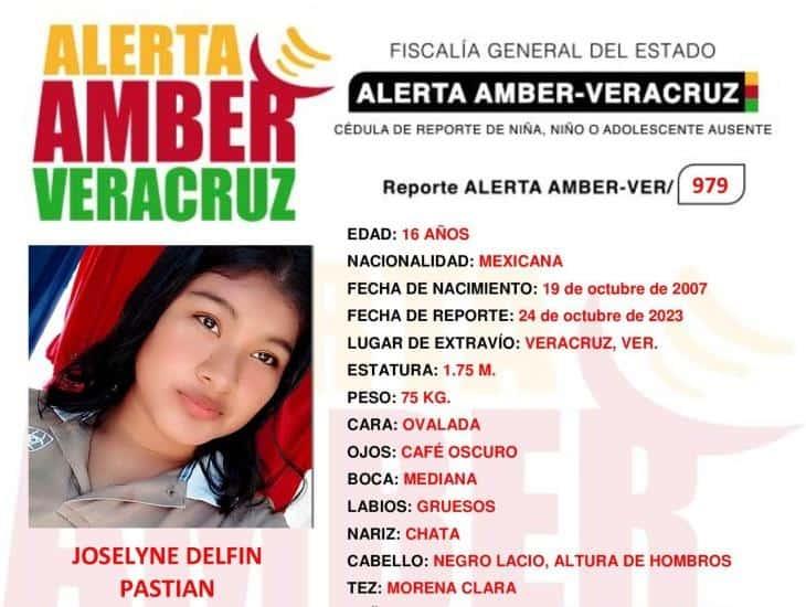 Activan Alerta Amber por desaparición de joven de 16 años en Veracruz