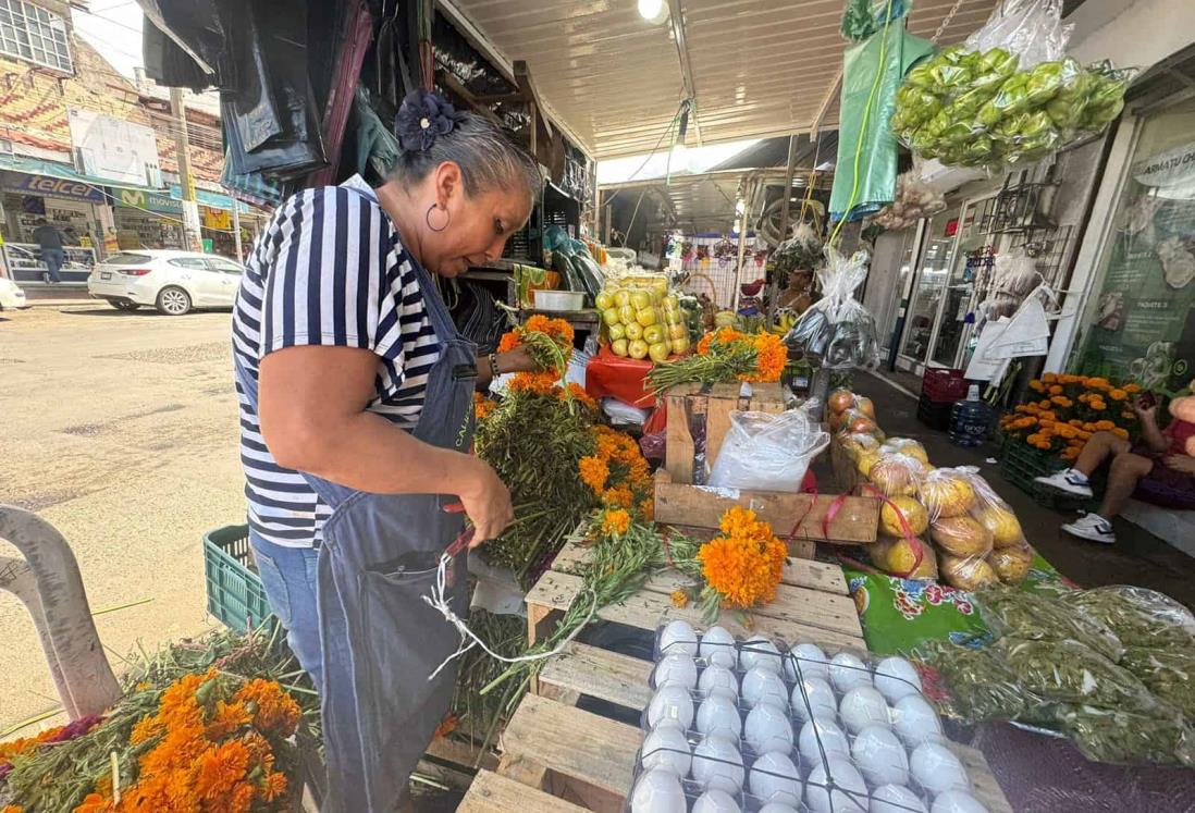 Encarece el Cempasúchil en Veracruz; vendedores prevén bajas ventas