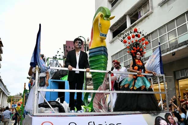 ¡Fue un Carnaval! Desfile de Catrinas en Veracruz fue un éxito | VIDEO