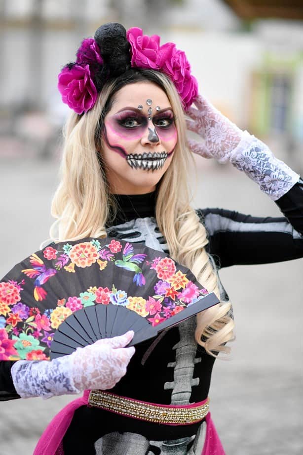 ¡Fue un Carnaval! Desfile de Catrinas en Veracruz fue un éxito | VIDEO