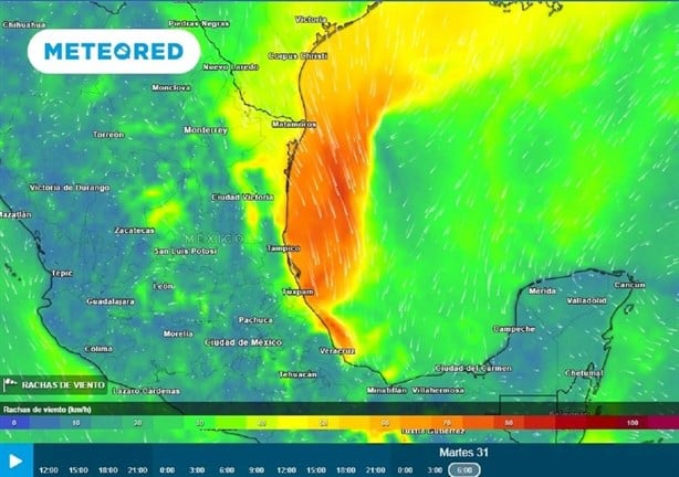 ¿Cómo afectará el vórtice polar a Veracruz?