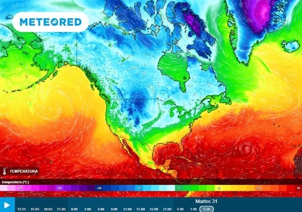 ¿Cómo afectará el vórtice polar a Veracruz?