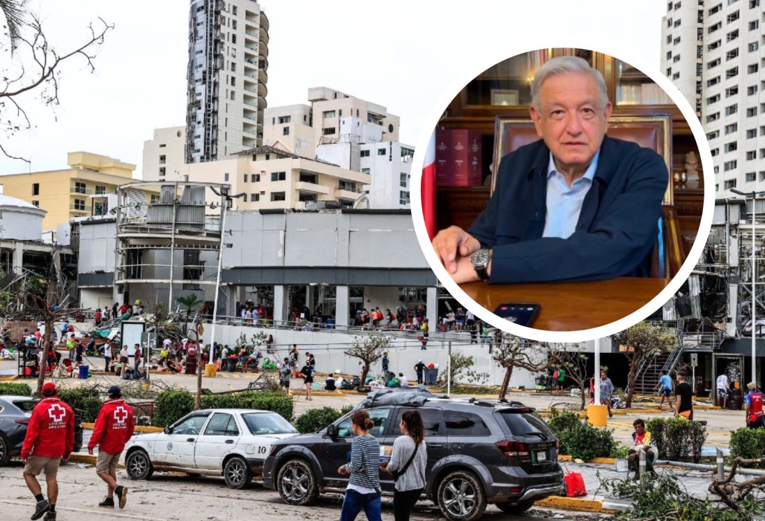 AMLO pide a Ejército resguardar calles de Acapulco para evitar saqueos | VIDEO
