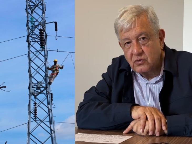 Acapulco contará con energía eléctrica total este lunes, asegura AMLO
