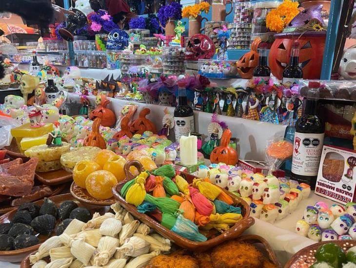 Se dispara venta de productos de Día de Muertos en mercados de Veracruz