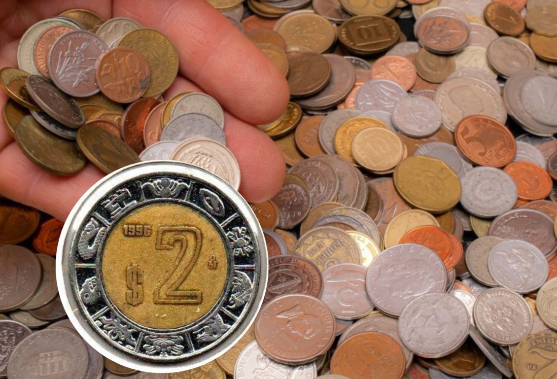 Venden hasta en 3 millones de pesos esta moneda de 2 pesos; sus características