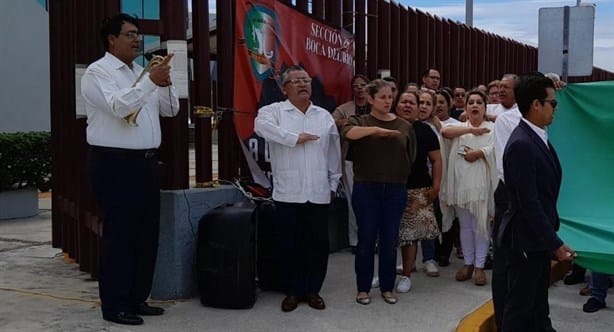 Se manifiestan de nuevo trabajadores del Poder Judicial de la Federación en Veracruz | VIDEO