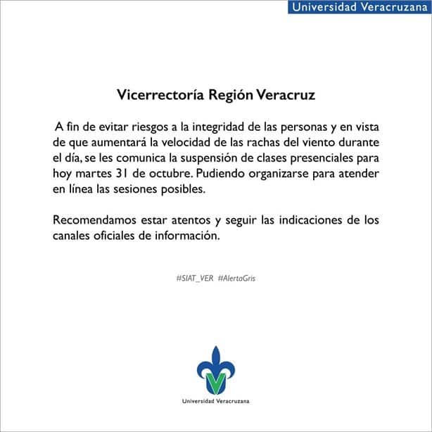 UV suspende clases en campus de Boca del Río por norte violento