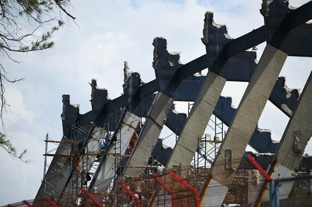 Así avanza la construcción del estadio Luis Pirata Fuente