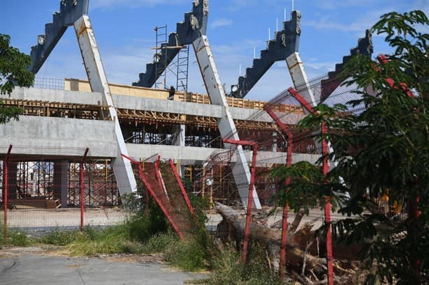 Así avanza la construcción del estadio Luis Pirata Fuente
