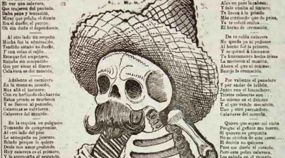 ¿Cuál es el origen de las calaveritas literarias?, del Día de Muertos