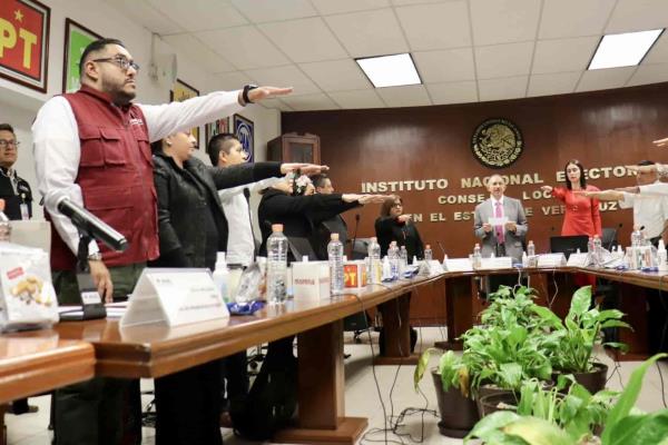 PAN, PRD y PRI exigen en Veracruz elecciones equitativas, libres y justas