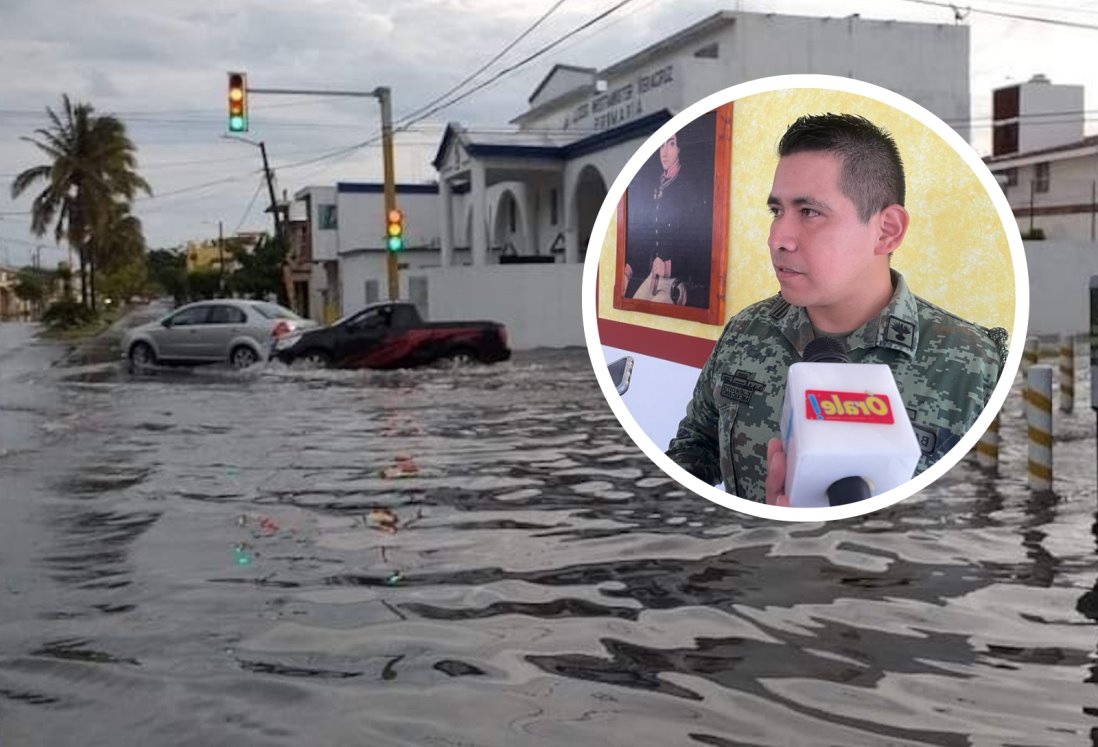Sedena atendió a colonias de Veracruz y Boca del Río durante inundaciones el mes pasado