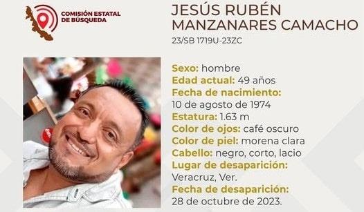 Desaparece Jesús Rubén Manzanares en el puerto de Veracruz