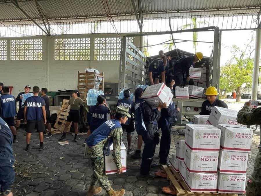 Comenzó la entrega de despensas en Acapulco