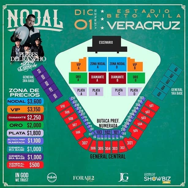 Esto cuestan los boletos para ver a Christian Nodal en Veracruz