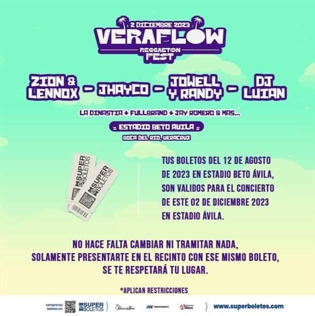 Estos son los artistas confirmados para el Veraflow Fest 2023