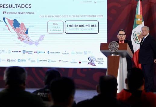 Rosa Icela Rodríguez, presenta reporte de "Autos Chocolate"