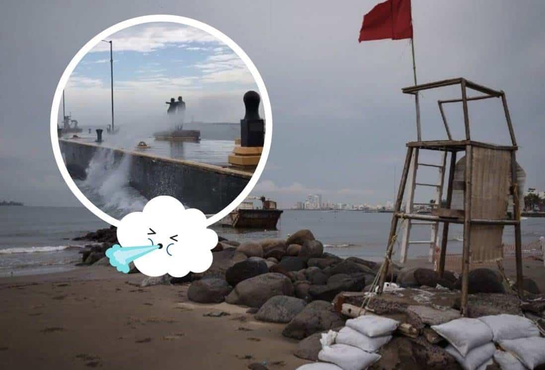 A esta hora iniciarán los vientos del norte en Veracruz este sábado