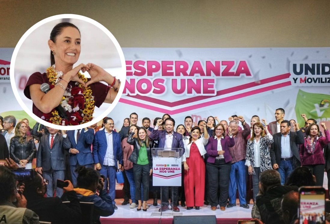 Claudia Sheinbaum felicita a los coordinadores de la 4T rumbo a 2024