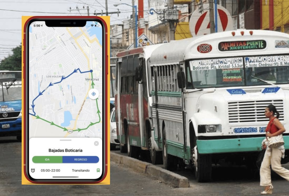 En esta app puedes checar las rutas de camiones de Veracruz
