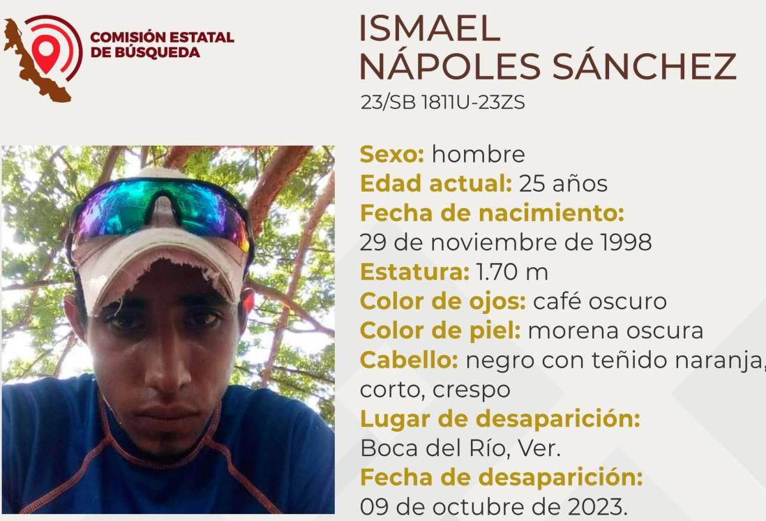 Joven desaparece en Boca del Río, se llama Ismael, ayúdanos a localizarlo